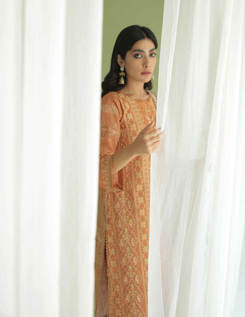 Aabyaan by Qalamkar Aarzu Luxury Lawn Collection 2022 – MEHR (AA-06)