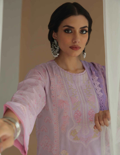 Aabyaan by Qalamkar Aarzu Luxury Lawn Collection 2022 – UNZE (AA-02)