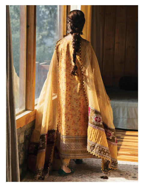 Qalamkar Luxury Festive Lawn 2022 - SIENNA - EB04