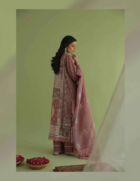 Aabyaan by Qalamkar Aarzu Luxury Lawn Collection 2022 – ARYA (AA-08)