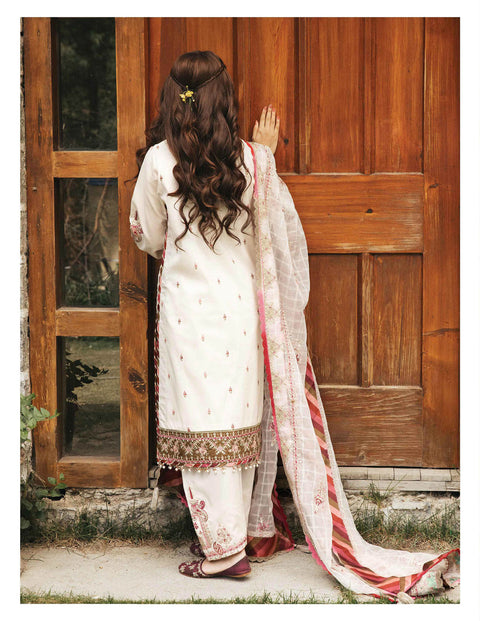 Qalamkar Luxury Festive Lawn 2022 - SELAH - EB02