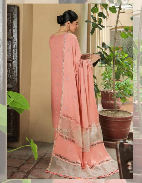 Dastak Embroidered Linen by Parishay - D-07