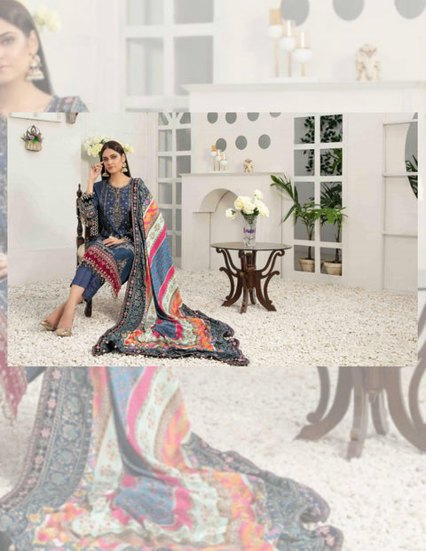 Zora Semi-stitched Collection By Tawakkal - D-7376