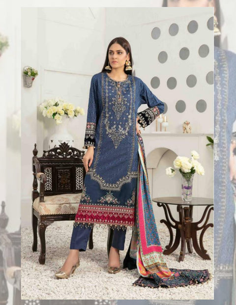 Zora Semi-stitched Collection By Tawakkal - D-7376