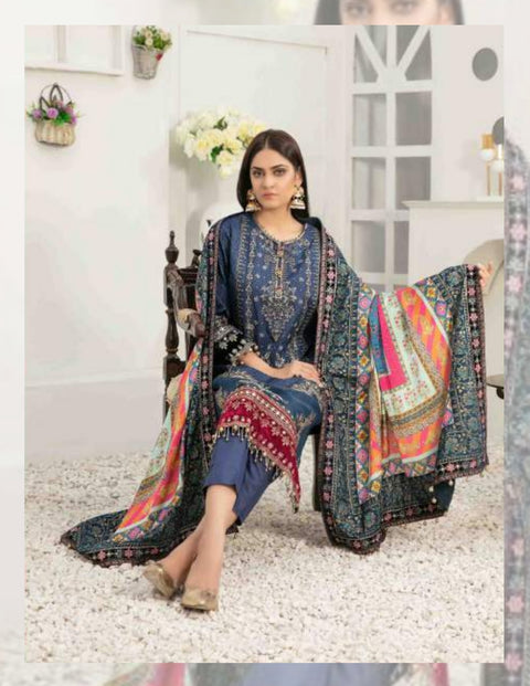 Zora Semi-stitched Collection By Tawakkal - D-7376