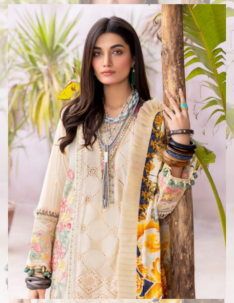 Adan’s Libas Lawn Pure Cotton Summer Luxuriate | 2023 | Prim