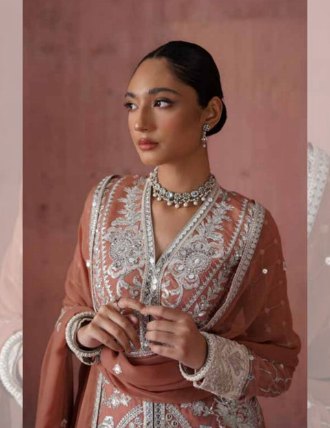 Naqsh By Mashq Embroidered Chiffon | QFG-0018