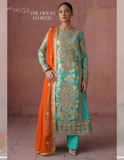 Naqsh By Mashq Embroidered Chiffon | QFF-0052