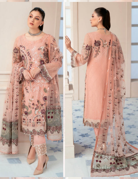 Rangoon by Ramsha Embroidered Chiffon Vol 09 | D-901