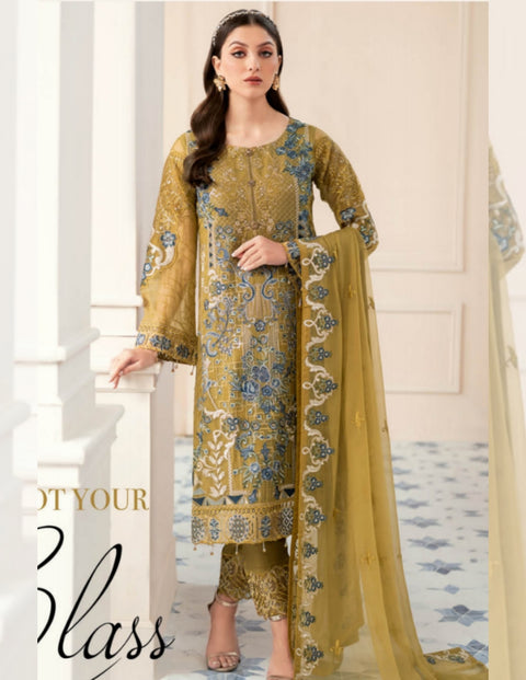 Rangoon by Ramsha Embroidered Chiffon Vol 09 | D-903