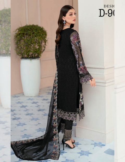 Rangoon by Ramsha Embroidered Chiffon Vol 09 | D-906