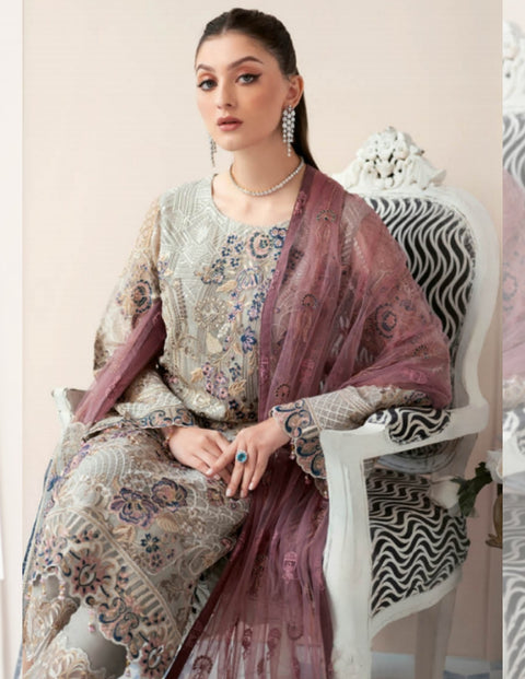 Rangoon by Ramsha Embroidered Chiffon Vol 09 | D-907