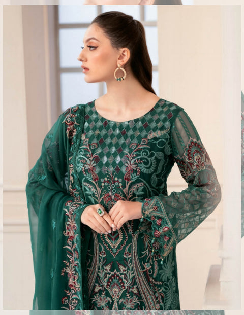 Rangoon by Ramsha Embroidered Chiffon Vol 09 | D-908