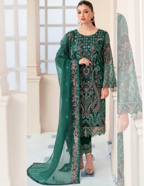 Rangoon by Ramsha Embroidered Chiffon Vol 09 | D-908