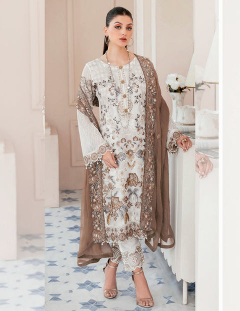 Rangoon by Ramsha Embroidered Chiffon Vol 09 | D-911