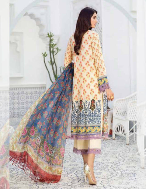 Dahlia Printed Lawn Collection 2023 by LALA | LUNA