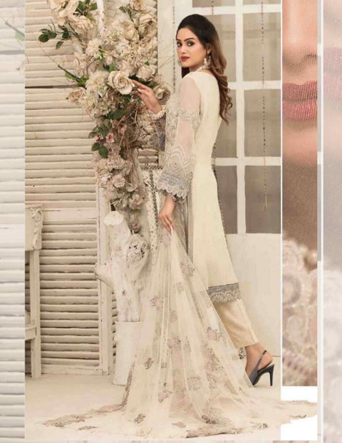 Tasavvur Semi-Stitched Chiffon Collection by Tawakkal | D-1734