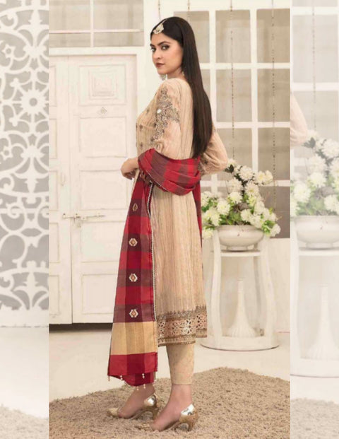 Tasavvur Semi-Stitched Chiffon Collection by Tawakkal | D-1739