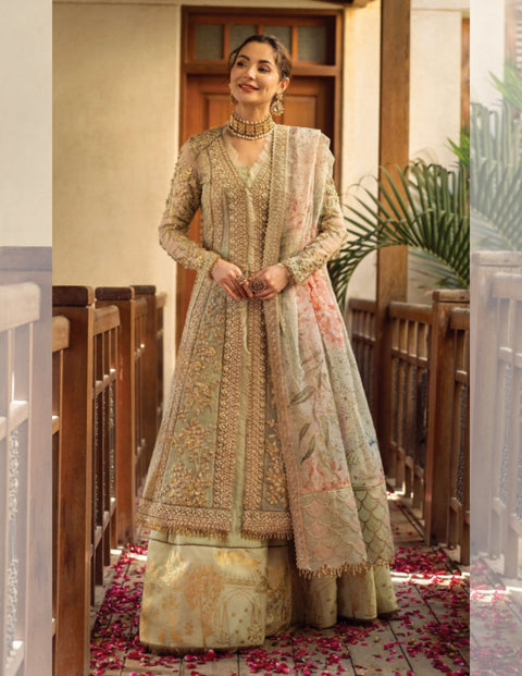 Crimson X Saira Shakira Wedding Collection | Shikargah (SS-3421)