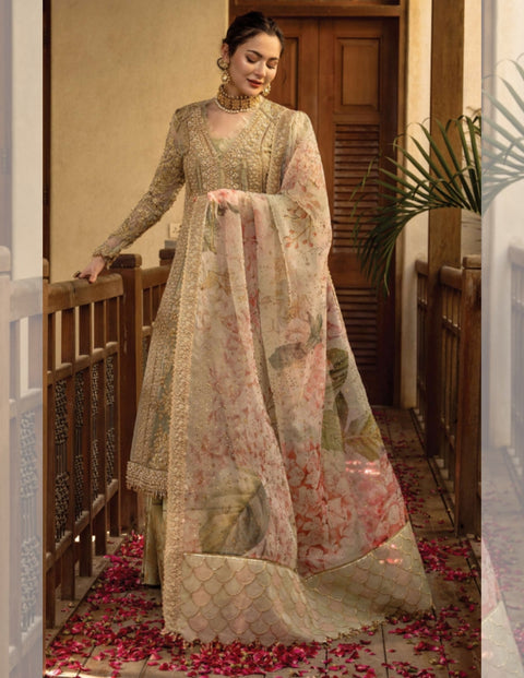 Crimson X Saira Shakira Wedding Collection | Shikargah (SS-3421)