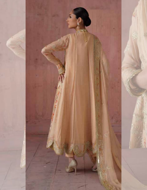 Naqsh By Mashq Embroidered Chiffon | QFF-0008