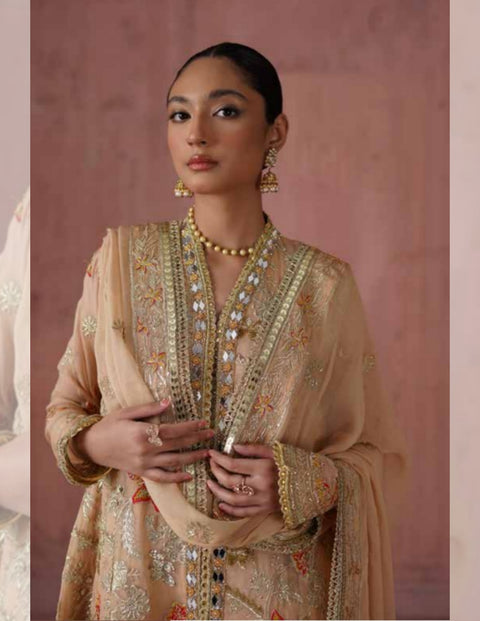 Naqsh By Mashq Embroidered Chiffon | QFF-0008