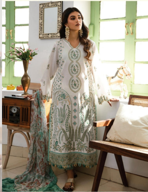 Afsaneh Luxury Lawn’23 by Aabyaan | AL-01