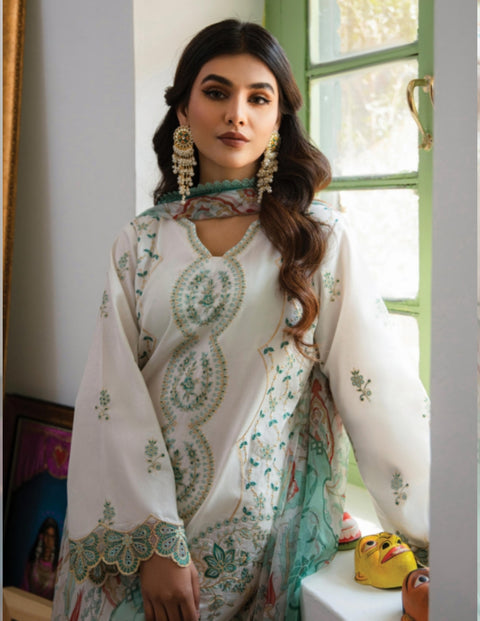 Afsaneh Luxury Lawn’23 by Aabyaan | AL-01