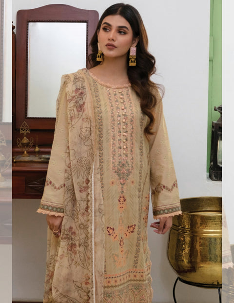 Afsaneh Luxury Lawn’23 by Aabyaan | AL-07