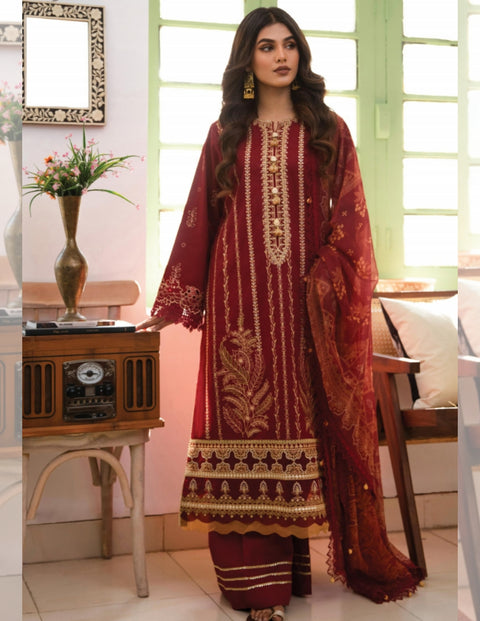Afsaneh Luxury Lawn’23 by Aabyaan | AL-08