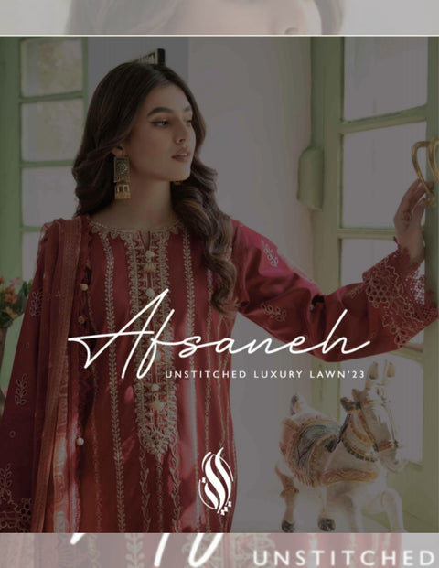 Afsaneh Luxury Lawn’23 by Aabyaan | AL-08