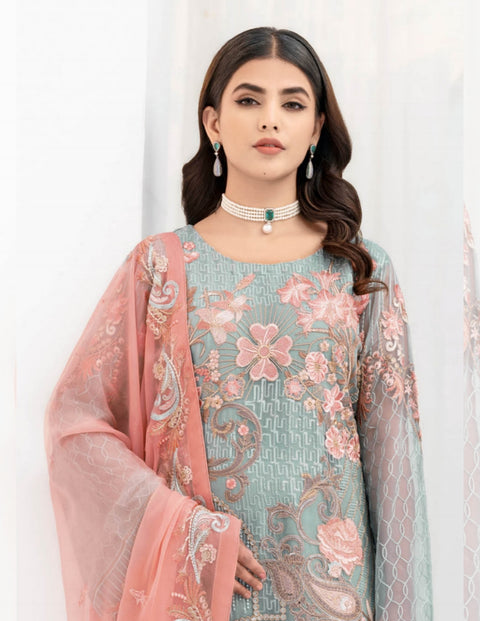 Ramsha Chevron Chiffon Vol 6 | A-612
