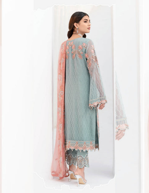 Ramsha Chevron Chiffon Vol 6 | A-612