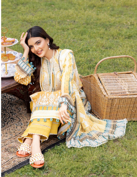 ADAN LIBAS SUMMERKARI LAWN 2023 | French Ola