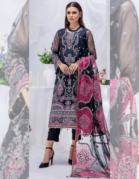 Adan's Libas Organza Pret 2023 | D-02