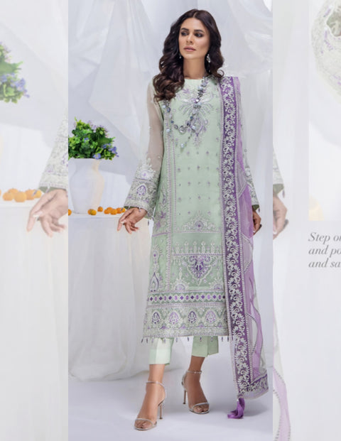Adan's Libas Organza Pret 2023 | D-05